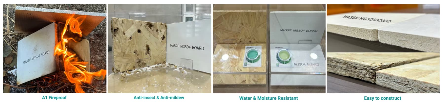 Selection comparison of common ceiling boards and moisture-resistant sulfate MgO lining board Common ceiling board selection comparison: gypsum board, fiber cement board, fire-retardant plywood and fire-retardant wood board versus sulfate MgO lining board