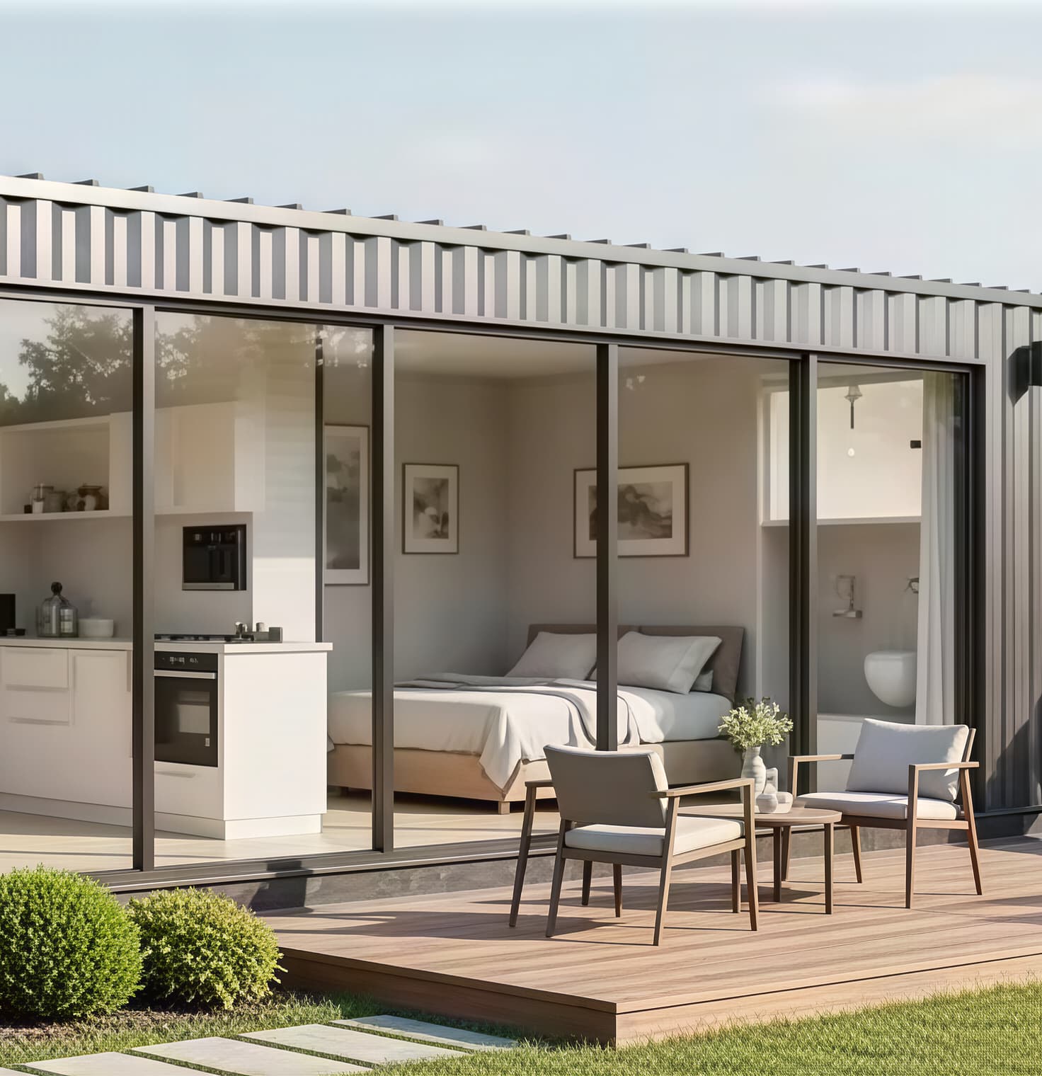 Structural MgO subfloor board beneath specified floor finishes for prefab and quick-assembly buildings High-Strength MgO Board for Prefab House Subfloor installed over steel or timber floor framing in prefabricated and quick-assembly buildings