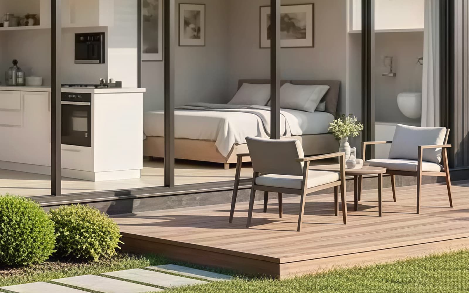 Modular and Container House Flooring Solution - Massif Magnesium sulfate board subfloor in modular and container house flooring